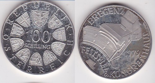 100 schilling silber - 100, münze